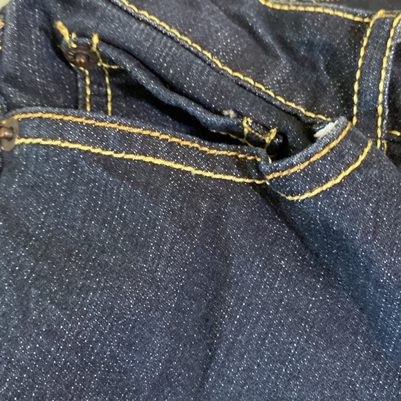 Lucky Brand Zoe Skinny Handcrafted Dark Blue Jeans Size US 14 - Picture 6 of 10